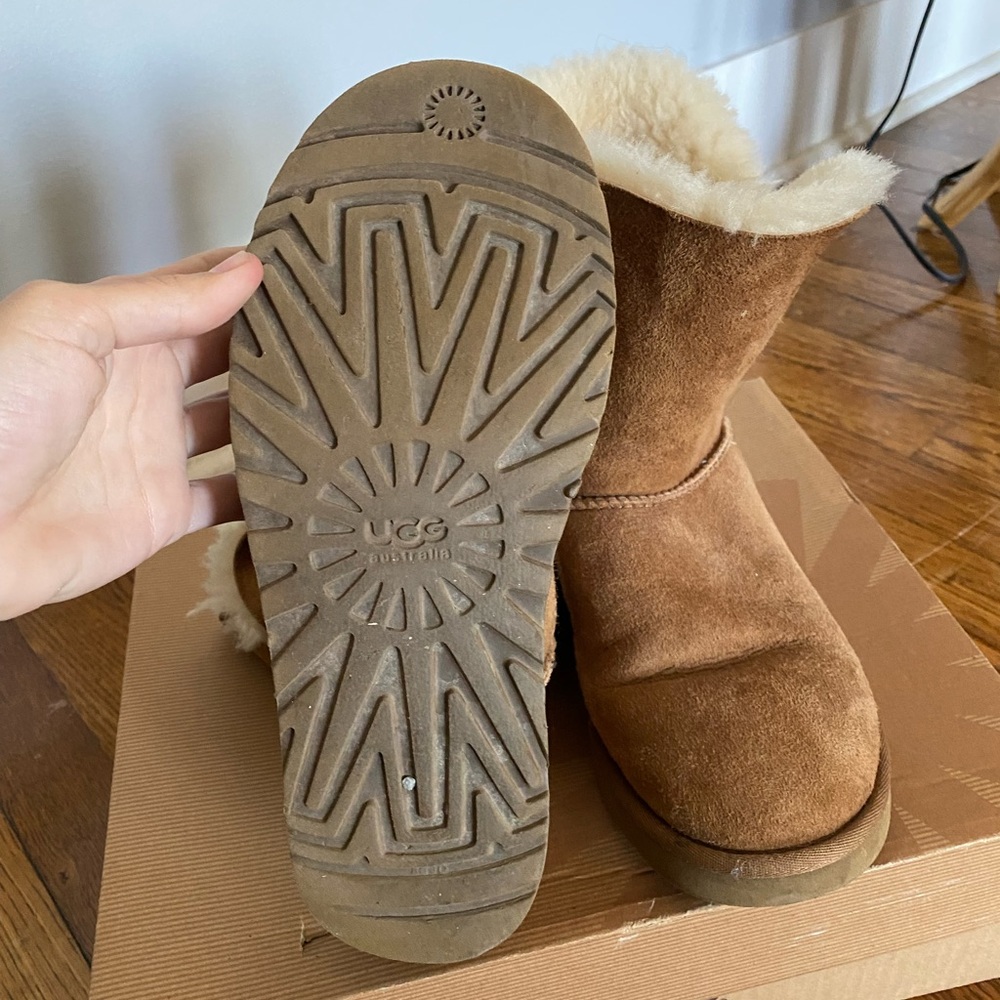 Ugg Bailey Button Booties. Used In Good Condition - image 6